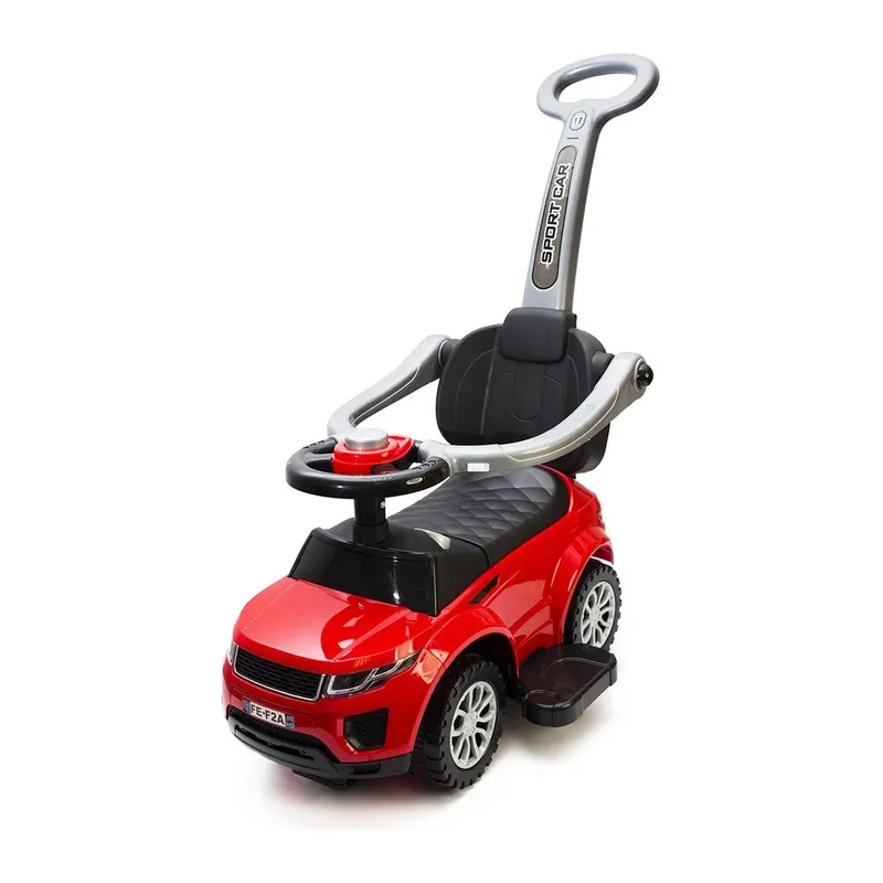 Jeździk Odpychacz 2w1 Z Klaksonem TUM-TUM Auto Dla Malucha - Czerwony