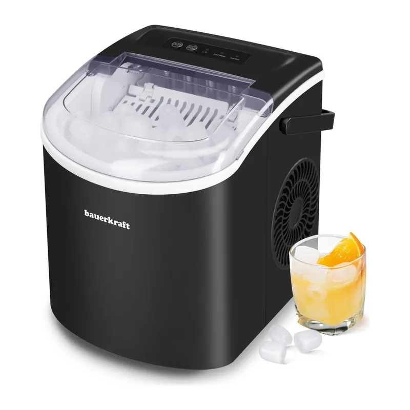 Kostkarka Do Lodu Automatyczna Cicha 12 kg Na Dobę 1.3 l - Czarna
