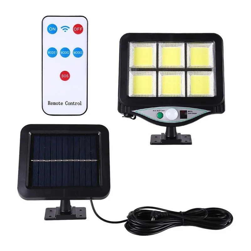Lampa Solarna Ogrodowa Z Czujnikiem Ruchu I Pilotem LED GARDIVA
