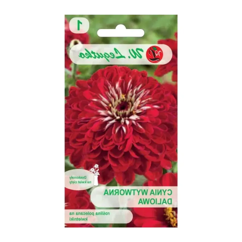 Nasiona Cynia Wytworna Daliowa Scarlet Flame GARDIVA 1,5 g - Czerwona