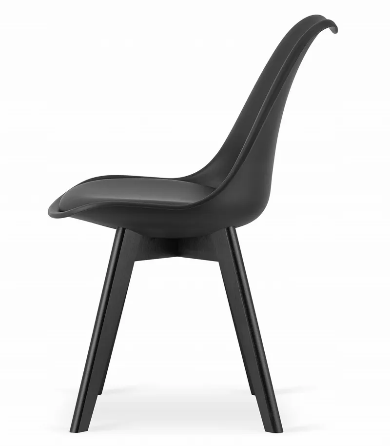 Zestaw Stół Prostokątny 120x80cm Craft + 4 Krzesła MARK MEBLIVA - Czarne