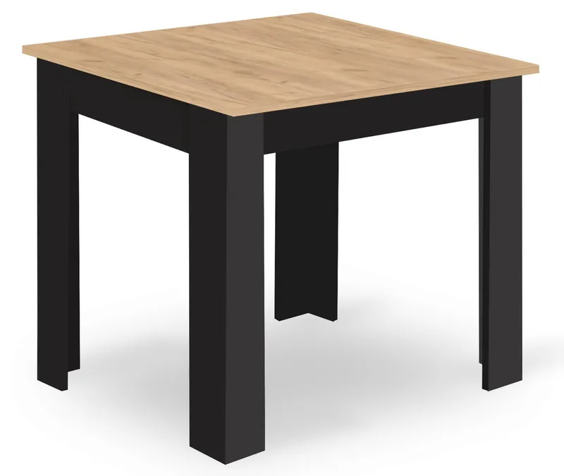 Stół NP 80x80 Artisan Nogi MEBLIVA - Czarne