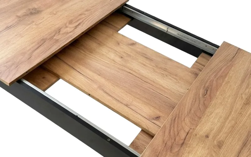 Stół NP 120-160X80 Craft Nogi MEBLIVA - Czarne