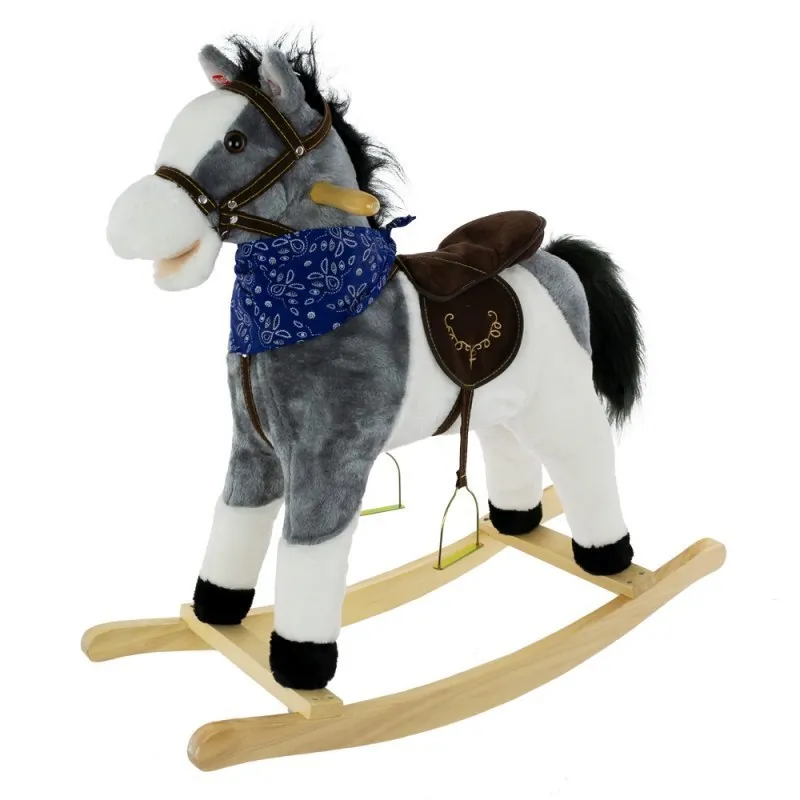 Konik Dla Dzieci TM094 Grey EUROBABY