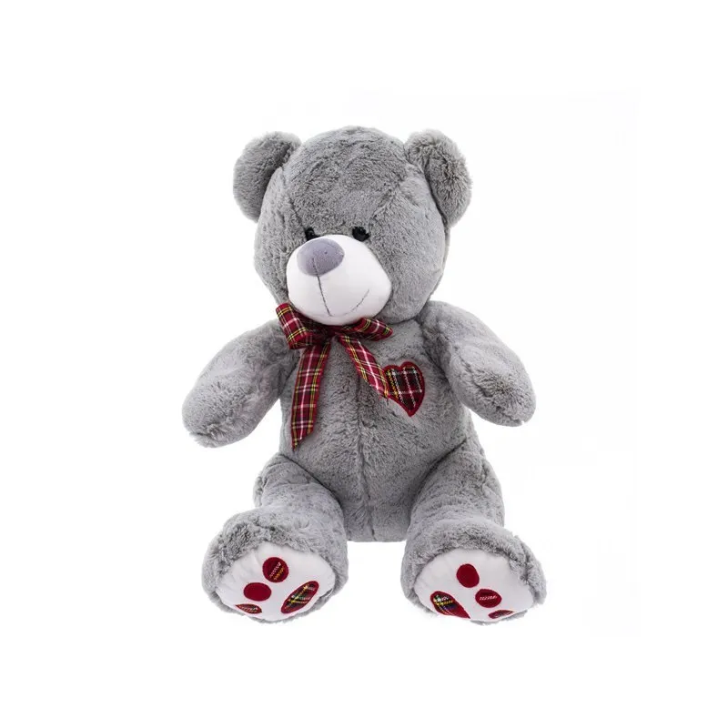 Miś Plusz DN15-0013-40 Grey EUROBABY ZABAWKI