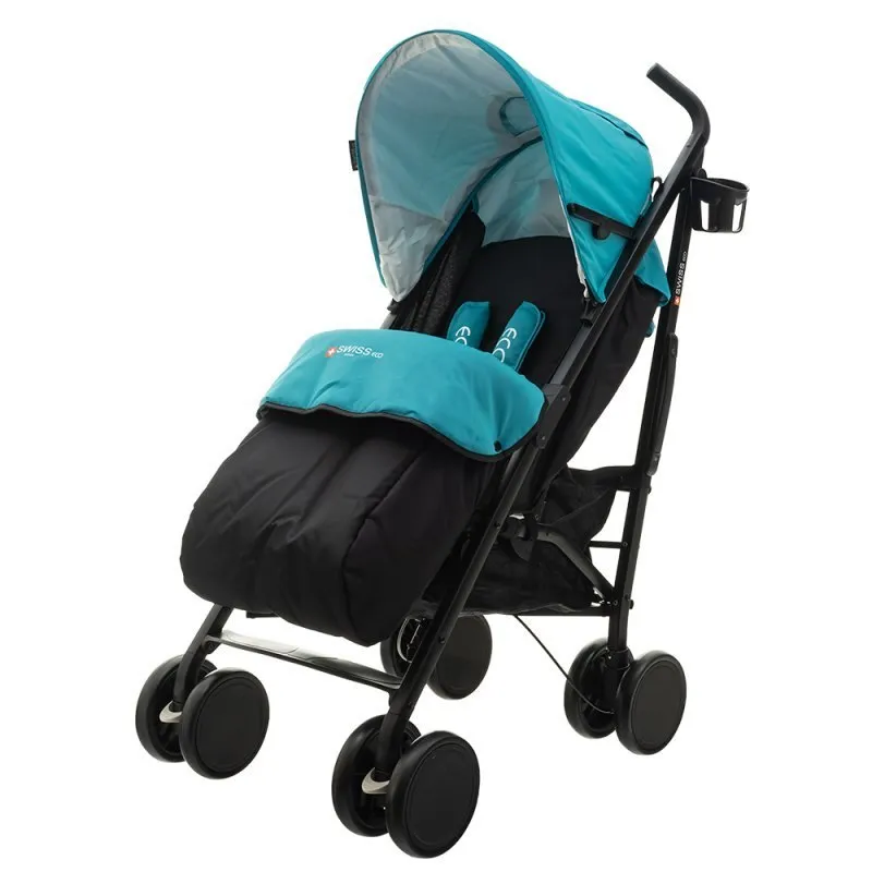 Wózek Eco Swiss Design 300D Blue EUROBABY