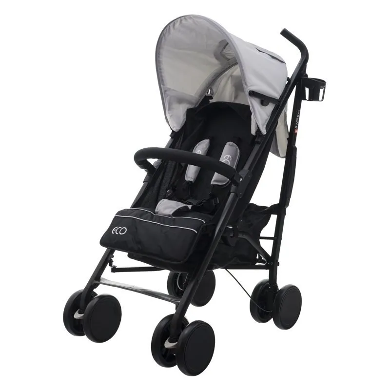 Wózek Eco Swiss Design 300D Middle Gray EUROBABY