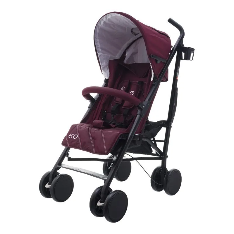 Wózek Eco Swiss Design 300D Purple Red EUROBABY