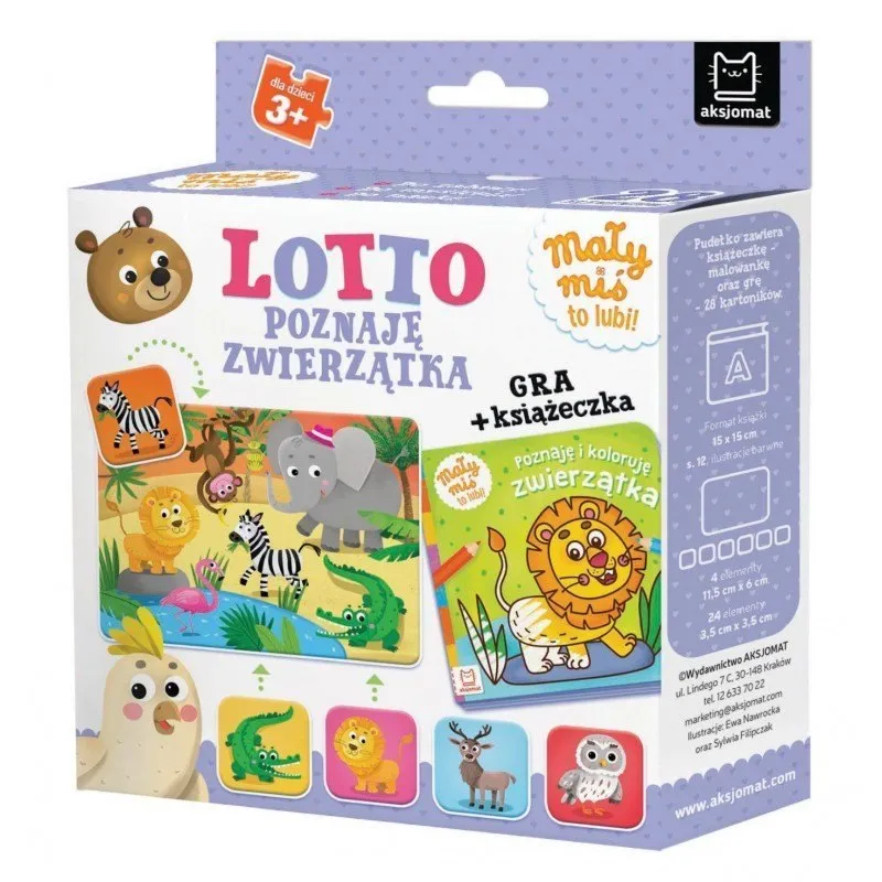 Lotto Poznaję Zwierzątka 3+ AKSJOMAT