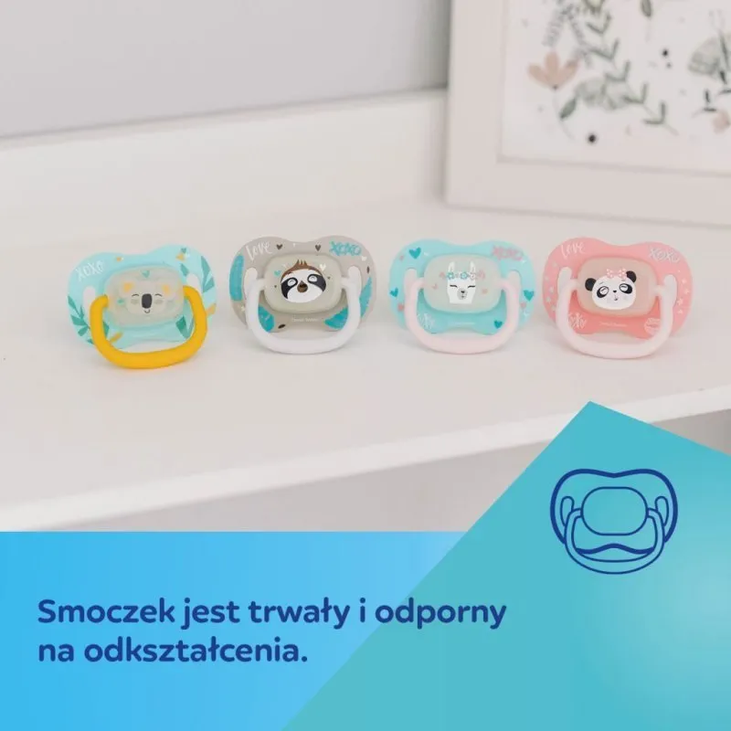 Smoczek Sil. Sym. 0-6M Leniwiec CANPOL BABIES