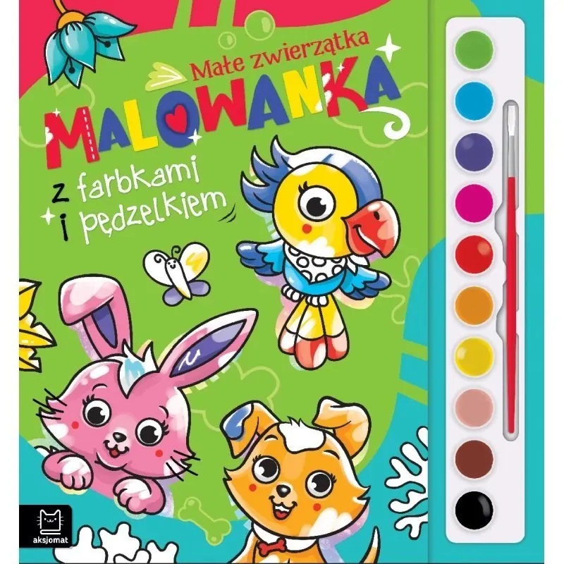 Kolorowanka Z Farbkami Zwierz AKSJOMAT