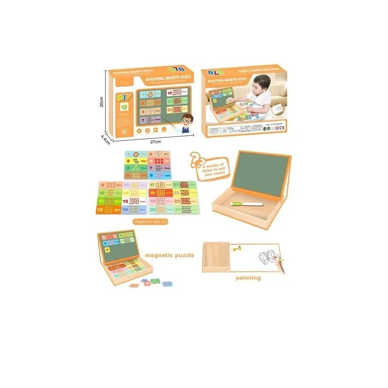 Puzzle Magnetyczne EUROBABY ZABAWKI