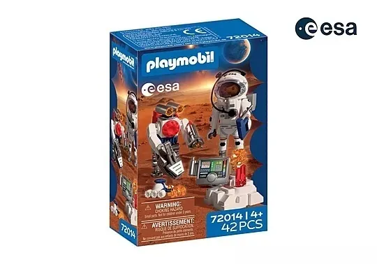 Astronauta Esa Z Robotem