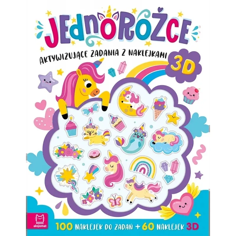 Jednorożce Zadania Naklejki 3D