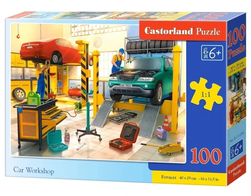 Puzzle 100 Car Workshop