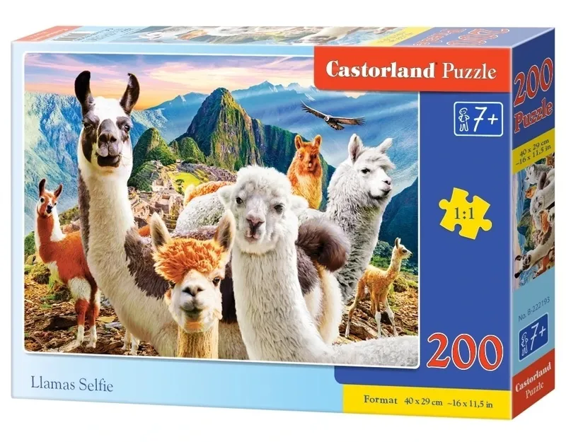 Puzzle 200 Llamas Selfie