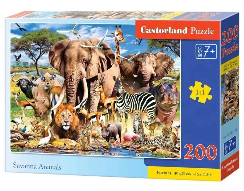 Puzzle 200 Savanna Animals
