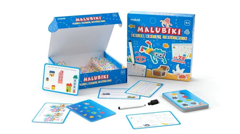 Malubiki 4+ Łączę Kreślę Obser