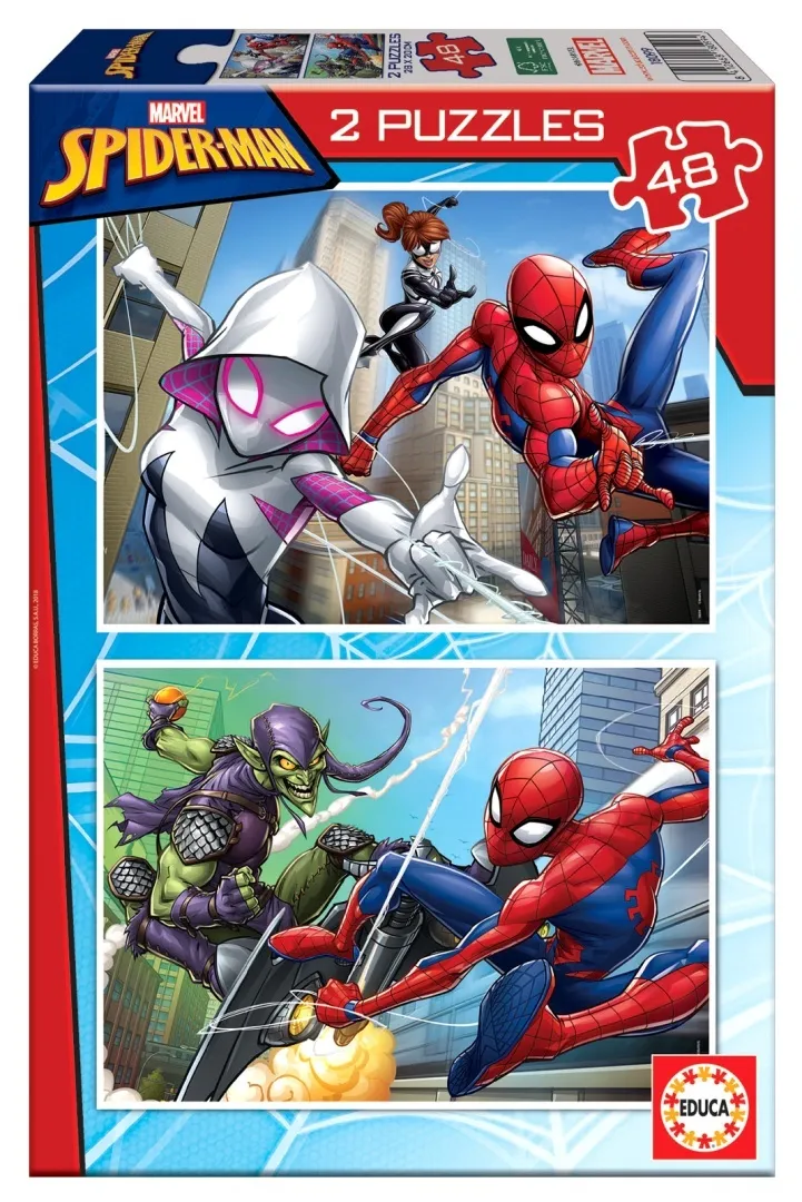 Puzzle 2x48 Spiderman