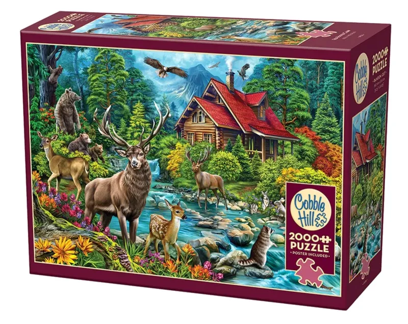 Puzzle 2000 Leśna Chatka