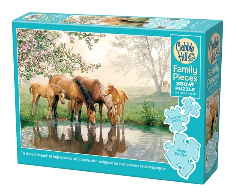 Puzzle 350 Rodzina Koni