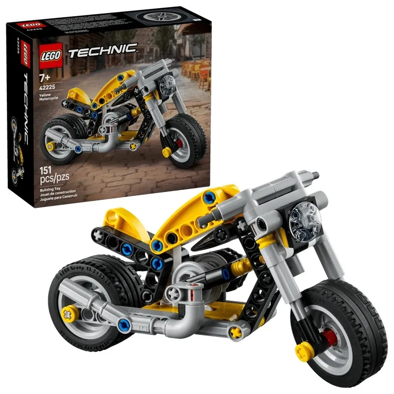 Technic Motocykl - Żółty