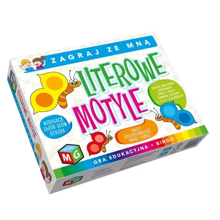 Literowe Motyle Gra