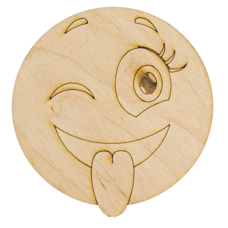 Ozd. Drewniana Emotka 2 ECODECO