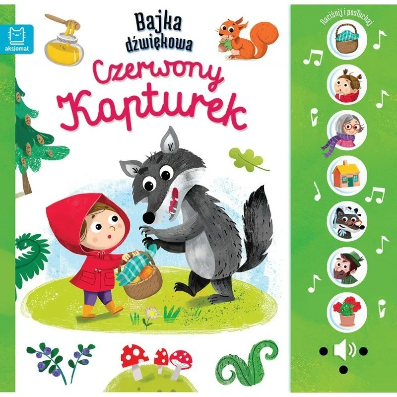 Bajka Dźwięk Kapturek AKSJOMAT - Czerwony