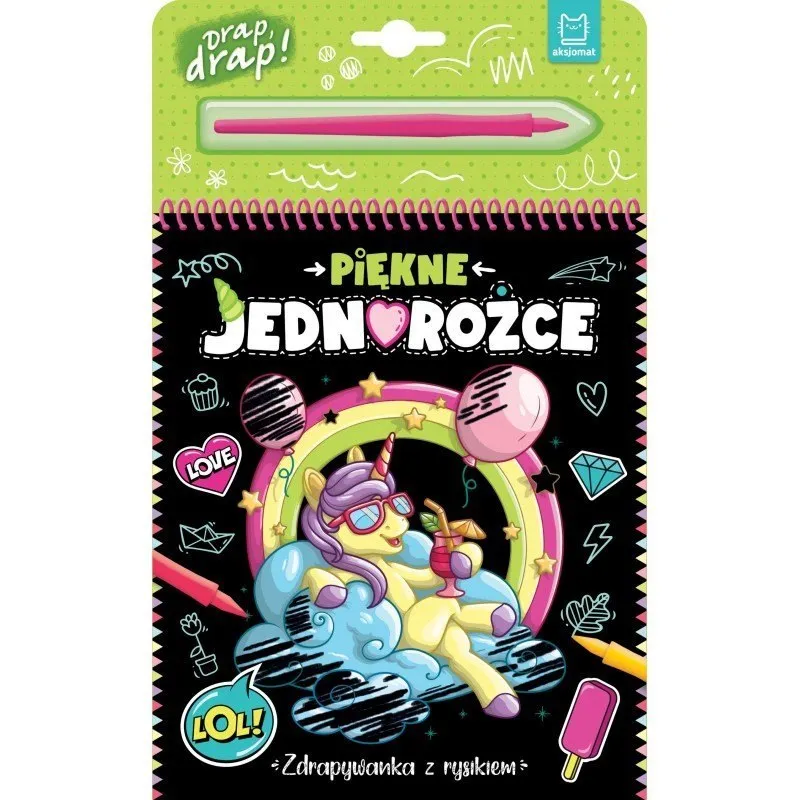 Piękne Jednorożce Zdrap.z Rys. AKSJOMAT