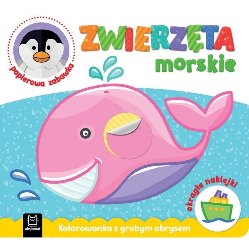 Zwierzęta Morskie Kolorowanka AKSJOMAT