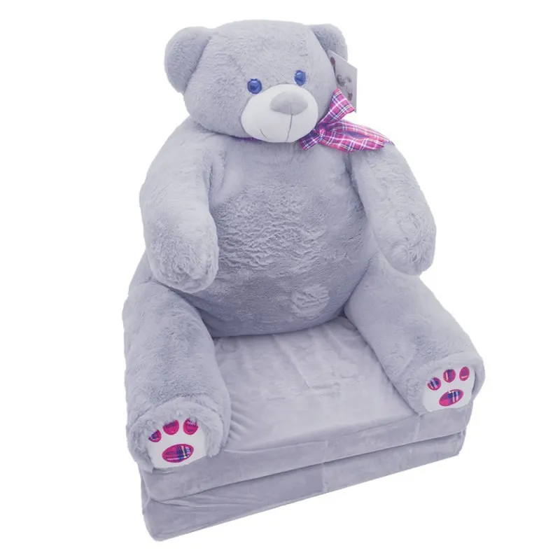 Miś Plusz DN15-0013-SOFA Grey EUROBABY ZABAWKI