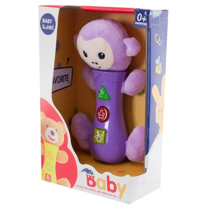 Zabawka Małpka Na Baterie EUROBABY ZABAWKI