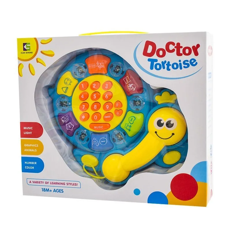 Zabawka Telefon Żółw 0629462 EUROBABY ZABAWKI