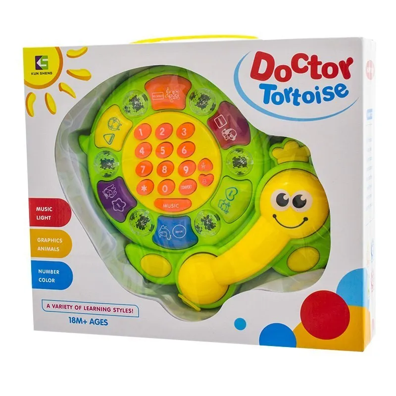 Zabawka Telefon Żółw 0629462 EUROBABY ZABAWKI