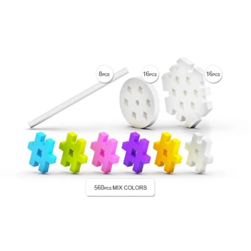 Basic Pink Constructor 600 szt
