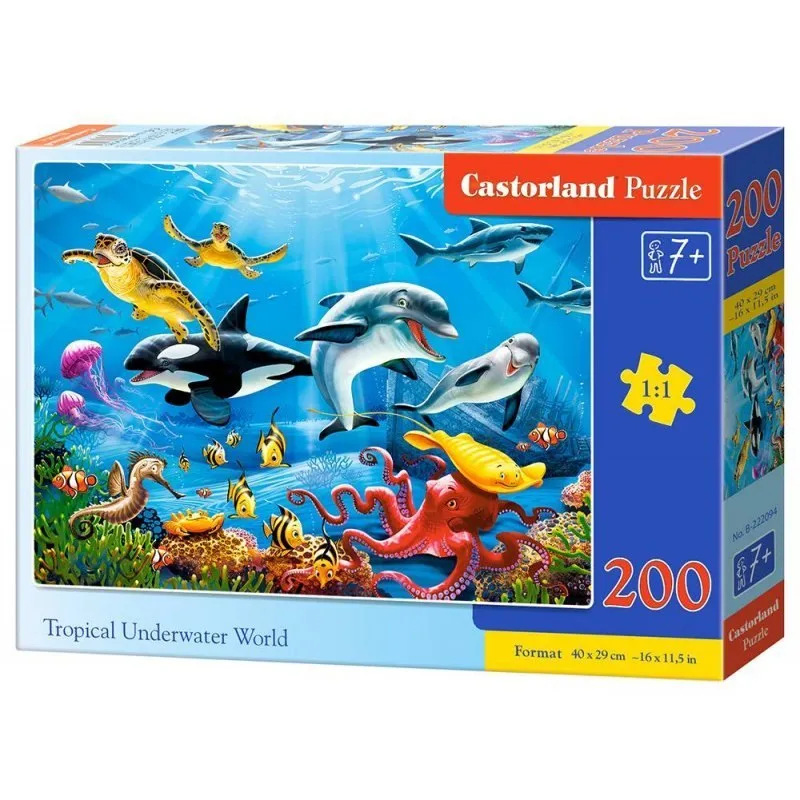 Puzzle 200 Underwater World CASTOR