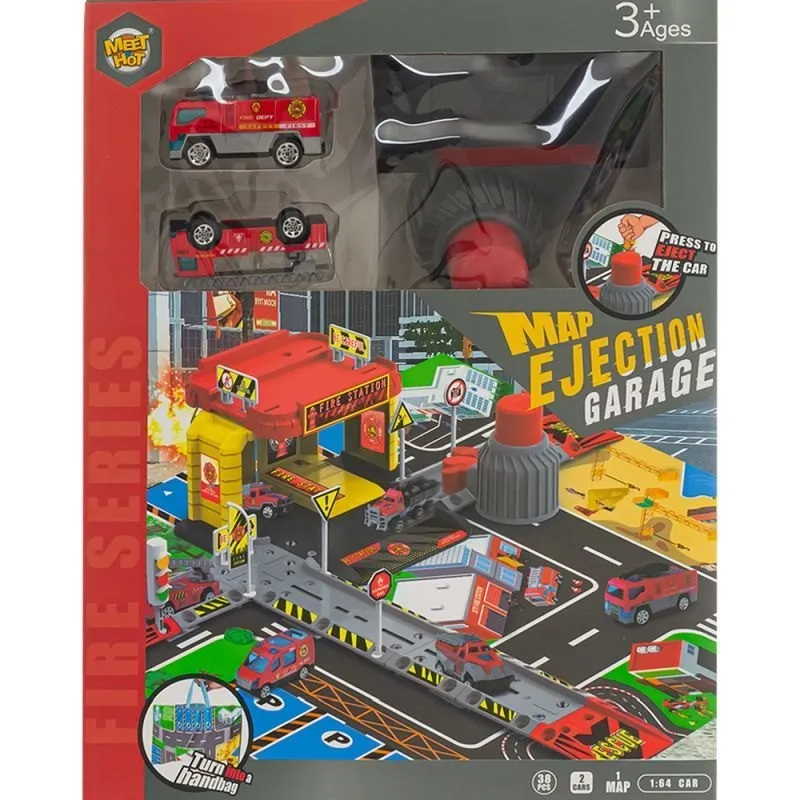 Zabawka Parking Strażacki EUROBABY ZABAWKI