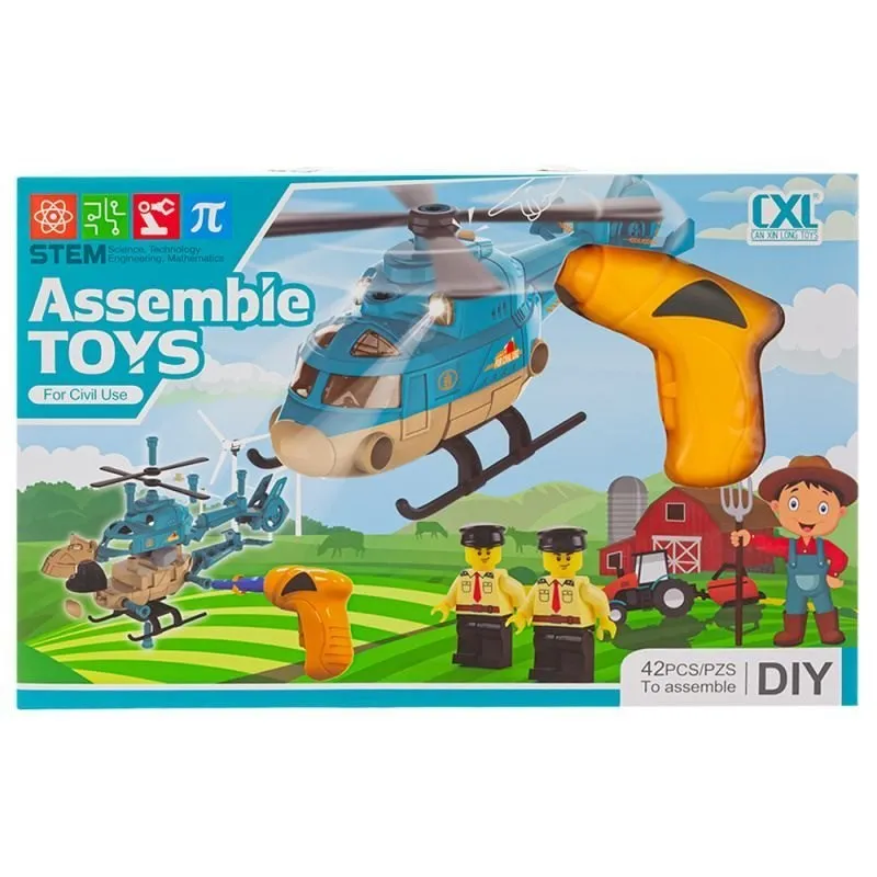 Zabawka Skręcany Helikopter EUROBABY ZABAWKI
