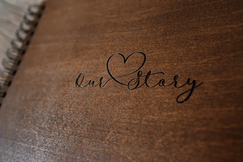 Album Drewniany PREMIUM OUR STORY