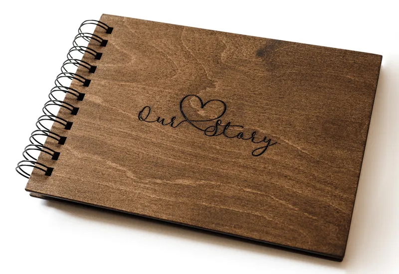 Album Drewniany PREMIUM OUR STORY