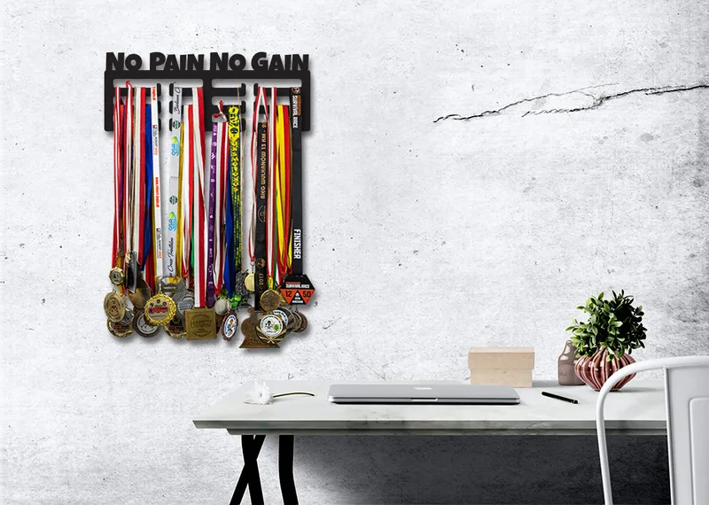 Wieszak Na Medale - No Pain No Gain