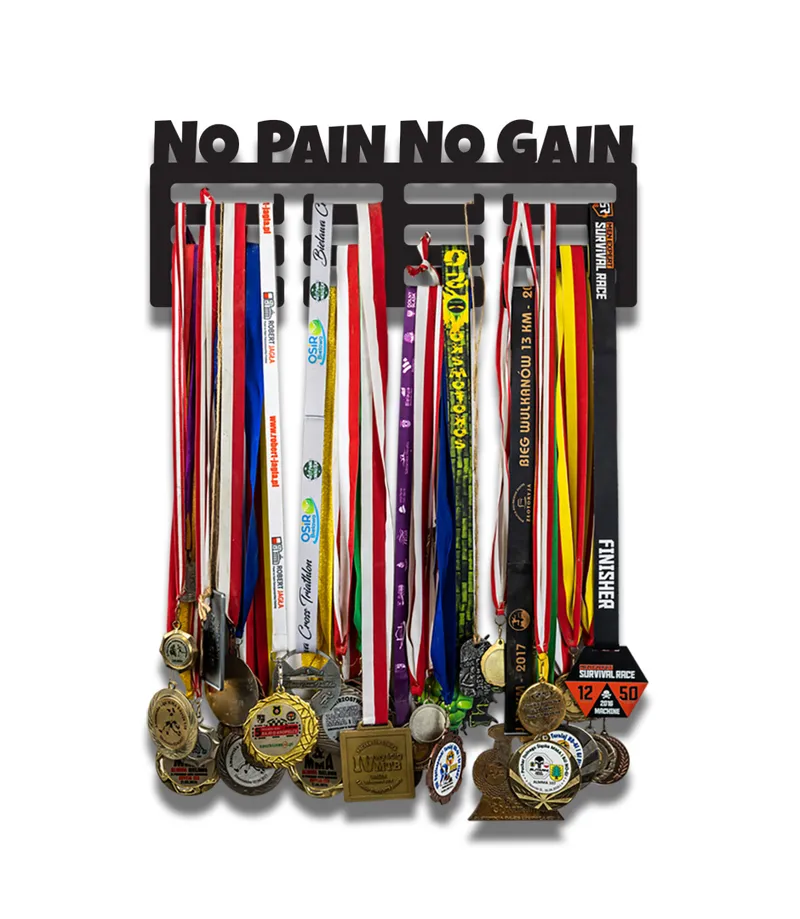 Wieszak Na Medale - No Pain No Gain