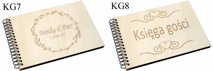 Księga Gości Ślubna A4 Pozioma