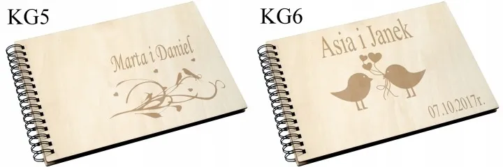 Księga Gości Ślubna A4 Pozioma