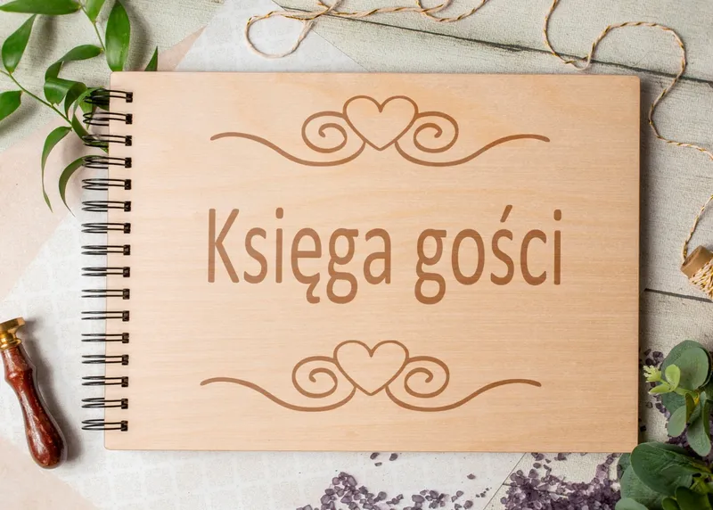 Księga Gości Ślubna A5 Pozioma
