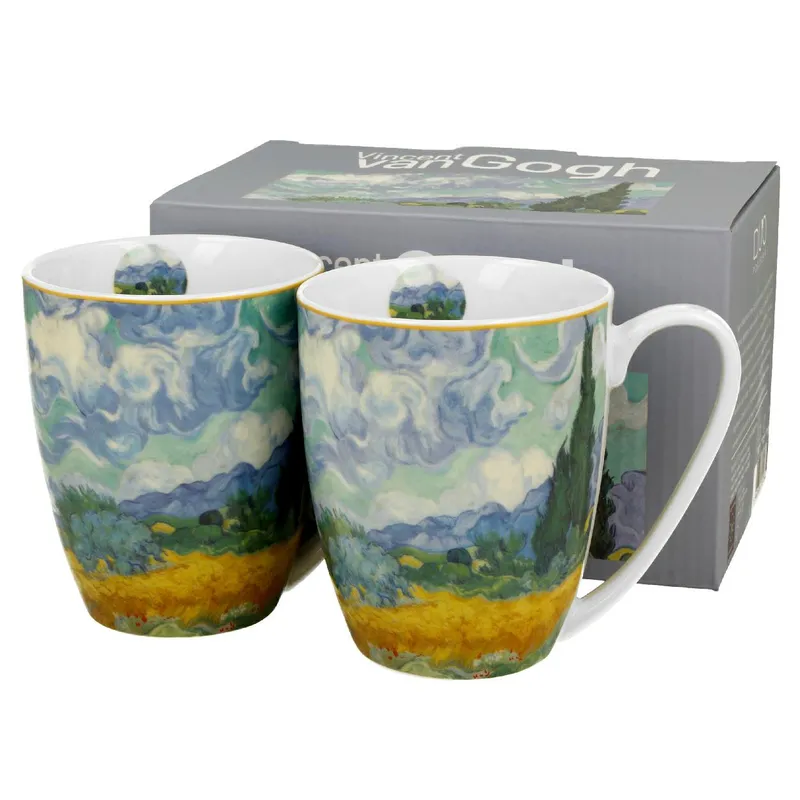 Komplet 2 Kubków 350 ml Van Gogh Wheat