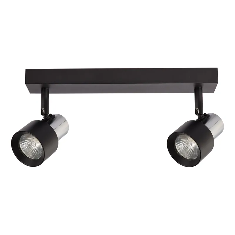 Lampa Sufitowa Spot CINO Czarny Srebrny