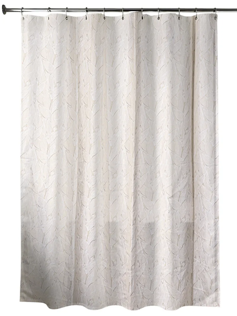 Zasłona Prysznicowa BOTANIQUE 180x200 cm Beż