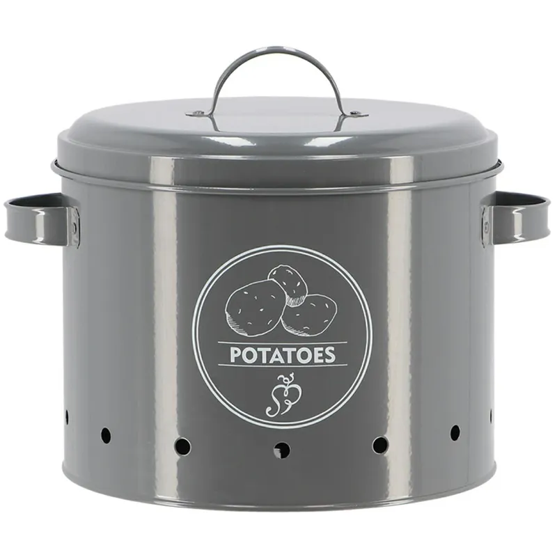 Pojemnik Na Ziemniaki Vintage 6 l - Szary